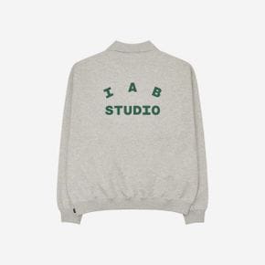 아이앱 스튜디오 럭비 스웨트셔츠 오트밀 - 하라주쿠 한정 IAB Studio Rugby Sweatshirt Oatmeal