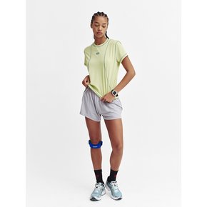 Sports Fit Contrast Stitch Short Sleeve T Shirt_Lime