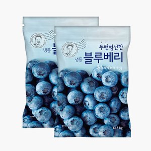웰팜 [자연원] 두번엄선한 냉동 블루베리 1.13kg x 2팩