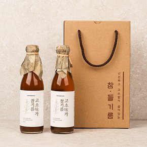 [선물세트] 고소미가 저온압착 참기름 350ml * 2병