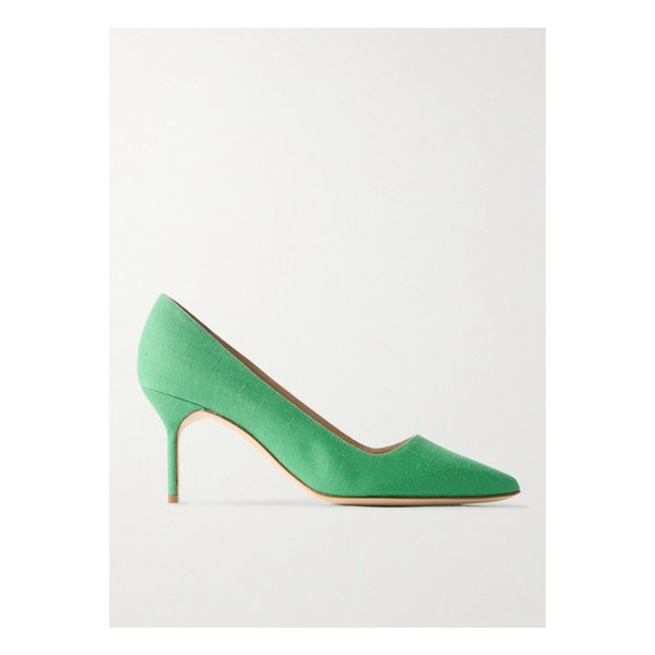 Bb 리넨 펌프스 70mm 그린 1647597351901341