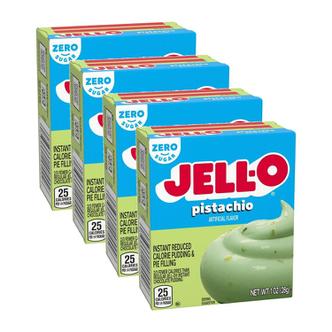  미국직구 Jell-O 젤오 피스타치오 인스턴트 푸딩 앤 파이 필링 제로슈가 28g 4팩