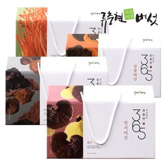 프레시데이 [류충현365/산지직송] 영지버섯 진액 선물세트 80ml x 30포 외 옵션3종_엑기스/버섯/버섯진액 (건강선물세트)