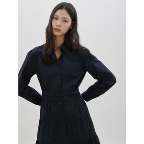 [씨씨콜렉트] 벨티드 셔링 셔츠 원피스 (C261MSE001)