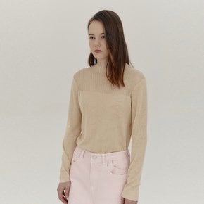 Rene Seethrough Knit_L/YELLOW