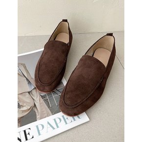 Bonin suede Loafer_Brown 2cm ODR219160