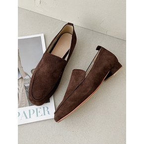 Bonin suede Loafer_Brown 2cm ODR219160