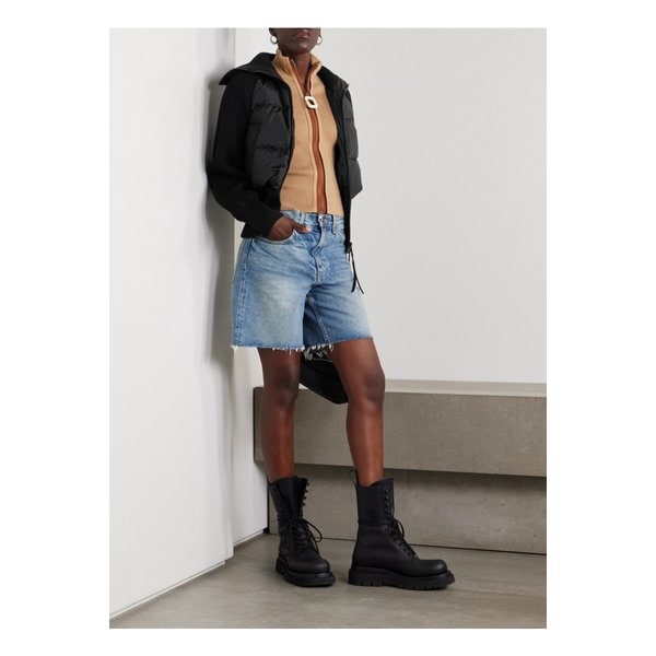 하이브릿지® 아스토리아 울 트리밍 퀼팅 셸 재킷 블랙 46376663162931369