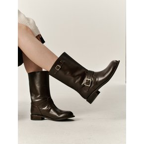 Mid Biker Boots LC281_2.5cm/ 2color