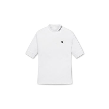 왁 골프 (WWTCM24312WHX)여성 Cool Ribbed SS Mockneck Top