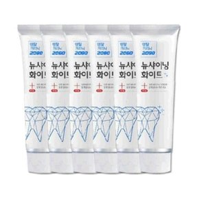 2080 뉴 샤이닝 화이트 치약 120g 6개입