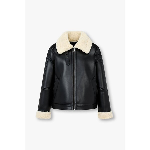 신세틱 레더 숏 무스탕 7255475101199