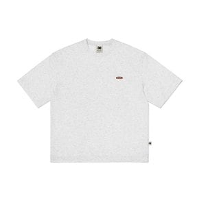 [공식](정상가 : 49,000원) 브리즈팝 메쉬 텍스쳐 반팔 티셔츠 WHITE MELANGE