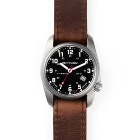 베르투치 Duration 가죽 나토밴드 22mm 브라이어 브라운 (더블 룹)