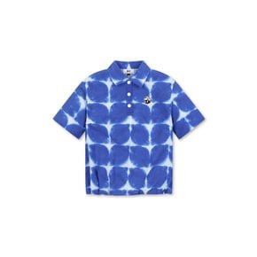 왁[WAAC]골프 (WWTCM24322BUD)여성 Seersucker Lemon Print SS Polo