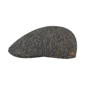 미국 스탯슨 플랫캡 헌팅캡 Stetson Texas Harris Tweed Flat Cap Men - Made in Germany 135815