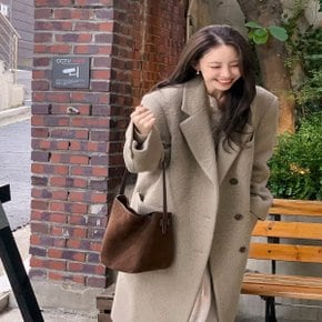 [26SS][H-EDGE] 엣지백 시그니처 H 브라운 스웨이드 HIBA6E337W3
