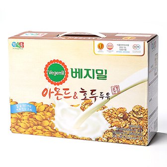 글로벌푸드 베지밀 아몬드와 호두 두유 190ml x 24팩 / 코스트코