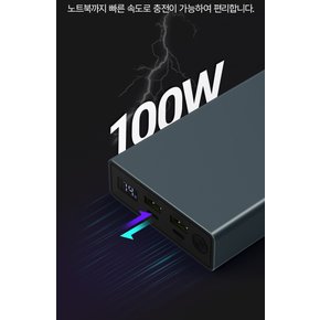 [고속 PD 22.5W 보조배터리 30000mAh 대용량 휴대폰 아이폰