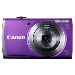 Canon 디지털 카메라 PowerShot A3500 IS(퍼플) 광각 28mm 광학 5배 줌 PSA3500IS(PR)