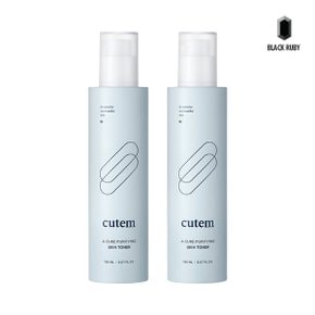 큐템 에이큐어 퓨리파잉 스킨 토너 150ml x2 /피지조절/수분진정/여드름완화