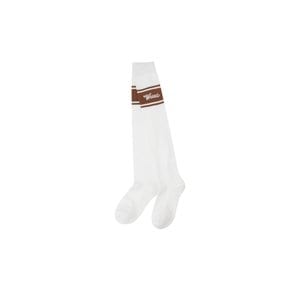 왁[WAAC]골프 (WGLCX24712WHX)Women Logo Over Knee Socks