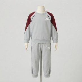 노스페이스 키즈 키즈 브리오 세트 GRAY NM5MS05T