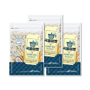 곡물마켓 귀리렌틸혼합17곡500g x 3