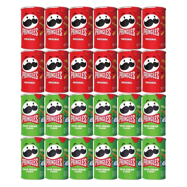 프링글스 오리지날 53g x 12개 + 프링글스 양파맛 53g x 12개