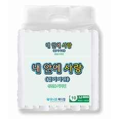 내안에사랑 성인기저귀 겉기저귀 중형,대형 체중 55KG  75KG 노인 산모 요실금 환자 남녀 공용