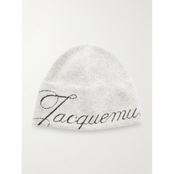 아틀리에 로고 자카드 니트 비니 46376663162968022