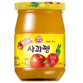 모닝빵 브런치 아이들간식 사과쨈 모닝빵 식사대용 발라먹는 300g