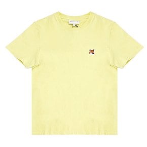 여성 폭스 헤드 반팔 티셔츠/옐로우/LW00105KJ0008 P712