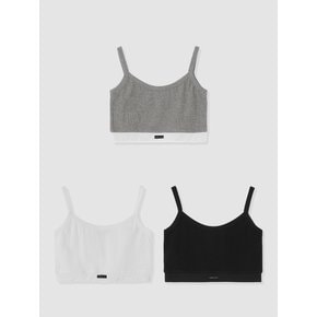 D. BASIC COTTON BRALETTE - 3 COLOR