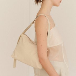 Rowie nylon shoulder bag Ivory