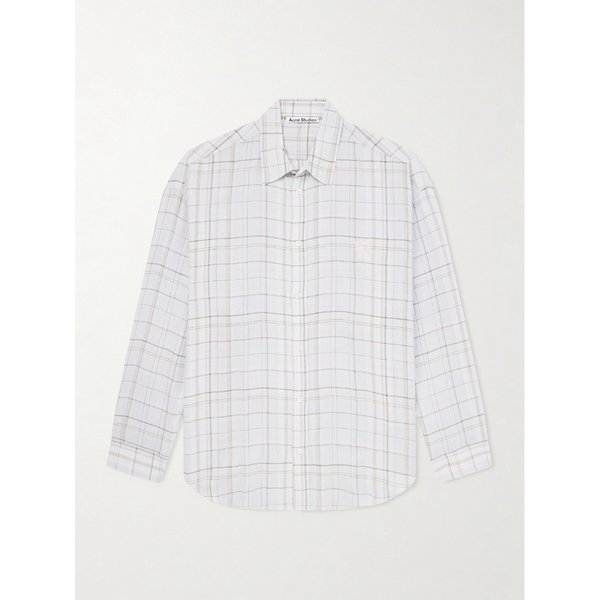 체크 자수 저지 셔츠 46376663162969942