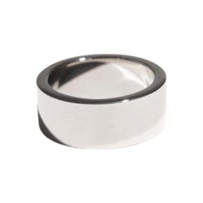 (W) MM6 Maison Margiela Numeric Minimal Signature Ring Polished Silver Palladium