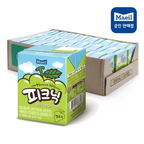 매일유업 피크닉 청포도 음료 200ml 24팩 이중박스포장