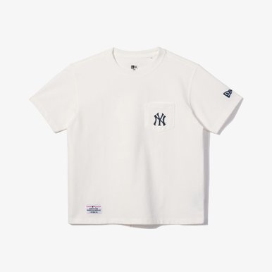 [키즈] MLB 홈 치어링 파티 스낵 뉴욕 양키스 팝콘 티셔츠 화이트 13697582