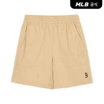 MLB [코리아공식]베이직 코튼터치 5부 반바지 BOS (Beige)