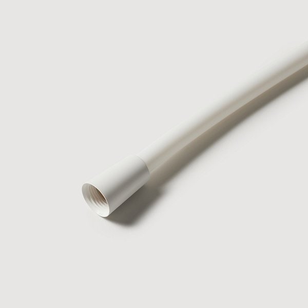 잔수 배출 실리콘 샤워호스 2M 화이트     J73N901164000