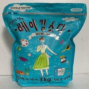 애경 엄마의선택 베이킹소다 지퍼백 3kg