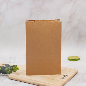 이룸팩 크라프트 종이봉투(미니) 100장 식품 빵 포장 각대봉투