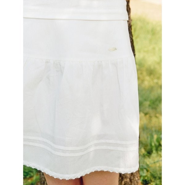 로너 미니 스커트 Loner mini skirt_ Ivory