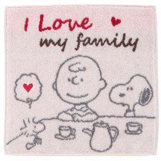 스누피 미니 타올 ( I Love my family)