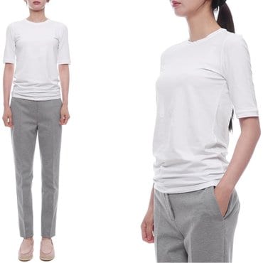 브루넬로쿠치넬리 25SS 여성 모닐리 트리밍 반팔티셔츠 (M0T18B0160 C159 25S)