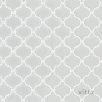 VITTZ 손쉽게 붙이는 보닥타일 시트지 다마스크 그레이 DMW02