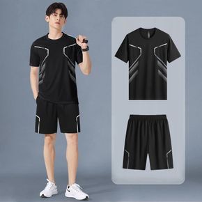 남성 쿨드라이 트레이닝세트 반팔티 반바지 쿨링 운동복 OFS-TRNST6..