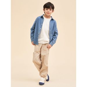 빈폴키즈 *시즌오프30%*[BEANPOLE KIDS] 카고형 조거 팬츠  베이지 (BI4221U02A)