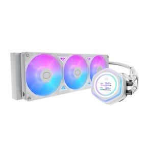 쿨러마스터 MASTERLIQUID 360 ATMOS II LCD CPU수랭쿨러 화이트